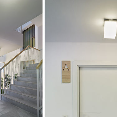 Q.Bo ceiling and wall lamp by Carlos Serra