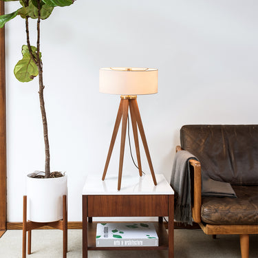 Quattro Table Lamp Natural Ash Wood