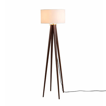 Nova Quattro Floor Lamp, Dark Walnut in Dark Walnut, photo 2