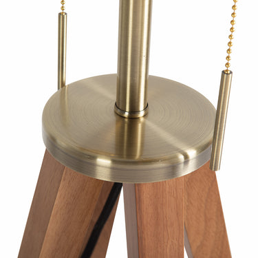 Quattro Table Lamp Natural Ash Wood
