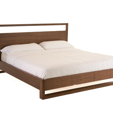Nova Domus Berlin Queen Bed in Walnut Finish - Modern Bedroom Furniture