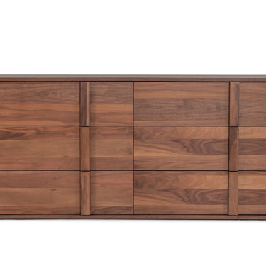High-Quality Walnut Veneer Bedroom Set - Nova Domus Berlin