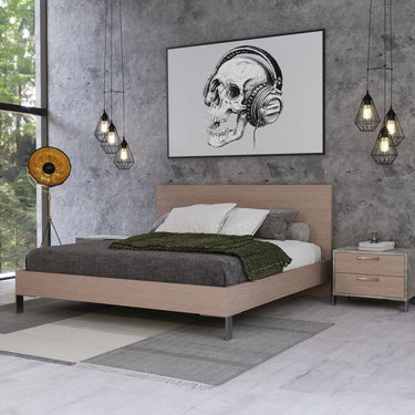Nova Domus Boston Bed in a Minimalist Bedroom Setting 