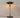 Nova of California Rancho Mirage Table Lamp Matte Black Gold Leaf Shade Weathered Brass Black