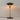 Nova of California Rancho Mirage Table Lamp Matte Black Gold Leaf Shade Weathered Brass Black