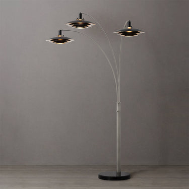 Nova Rancho Mirage 3-Light Arc Floor Lamp, 84", photo 4