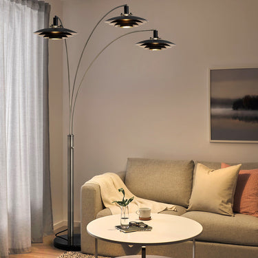 Nova Rancho Mirage 3-Light Arc Floor Lamp, 84", photo 2