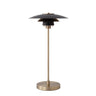 Nova Rancho Mirage Slimline Table Lamp in Matte Black/Gold, photo 1