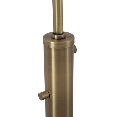 Nova of California Rancho Mirage Arc Floor Lamp 83 Antique Nickel Matte Black Silver Leaf Shade