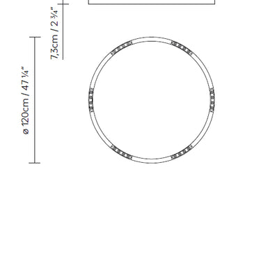 Measurements for the R2 C120 (line drawing)