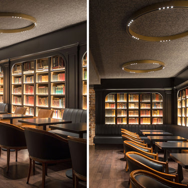 R2 C ring ceiling lamp by David Abad