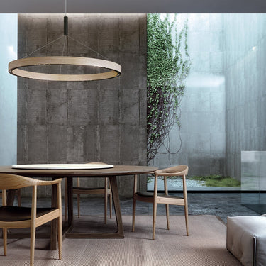 R2 S ring pendant lamp by David Abad