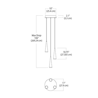 BlackJack Lighting RCD Pendant Light