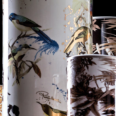 High Vase by Roberto Cavalli Home in Garden's Birds, view 3
