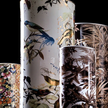 High Vase by Roberto Cavalli Home in Garden's Birds, view 2
