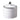 Sugar Pot by Roberto Cavalli Home in Lizard Platinum, view 1