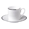 Coffee Cups & Saucers, Set of 2 by Roberto Cavalli Home in Lizard Platinum, view 1