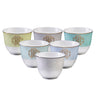 Arabic Coffee Cups, Set of 6 by Roberto Cavalli Home in Lizzard Sunrise, view 1