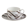 Tea Cups & Saucers, Set of 2 by Roberto Cavalli Home in Tiger, view 1