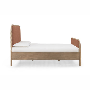 TOV Hatia Basketweave Panel Sienna Red King Bed
