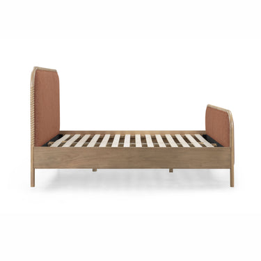 TOV Hatia Basketweave Panel Sienna Red King Bed