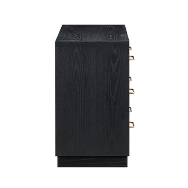 TOV Marlow 6-Drawer Wood Dresser Black