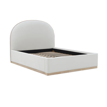 TOV Marlow Performance Velvet Cream Queen Bed