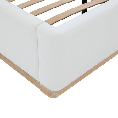 TOV Marlow Performance Velvet Cream King Bed