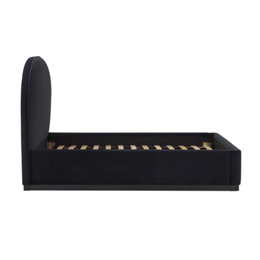 TOV Marlow Performance Velvet Black Queen Bed