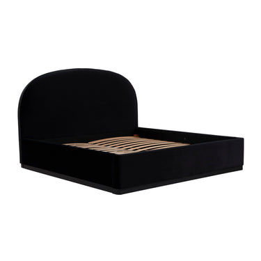TOV Marlow Performance Velvet Black King Bed