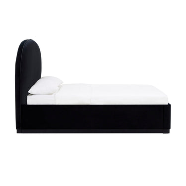 TOV Marlow Performance Velvet Black King Bed