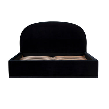 TOV Marlow Performance Velvet Black King Bed