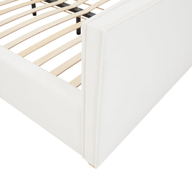 TOV Bristol Park Ivory Contract-Grade Fabric Upholstered Ivory King Bed
