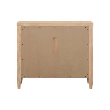 TOV Bristol Park 30" Whitewashed Oak Wood 2-Drawer Nightstand Natural