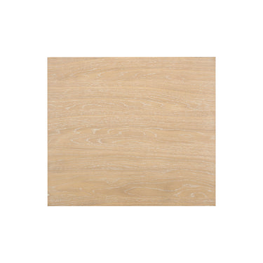 TOV Bristol Park 20" Whitewashed Oak Wood 2-Drawer Nightstand Natural