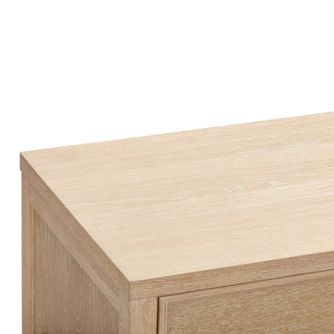 TOV Bristol Park 62" Whitewashed Oak Wood 6-Drawer Dresser Natural