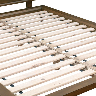 TOV Emery Walnut Wood Platform Walnut Queen Bed