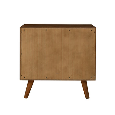 TOV Emery 24" Walnut 1-Drawer Nightstand Walnut