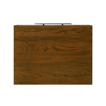 TOV Emery 24" Walnut 1-Drawer Nightstand Walnut