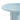 TOV Elora 47" Lacquer Round Dining Table Blue