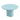 TOV Elora 47" Lacquer Round Dining Table Blue