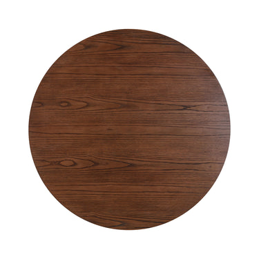 TOV Marlow 48" Wood Round Dining Table Black