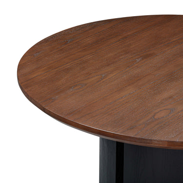 TOV Marlow 48" Wood Round Dining Table Black