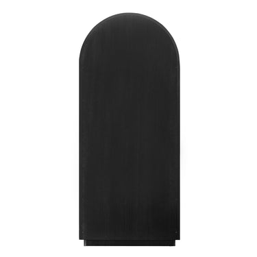 TOV Marlow Wood Display Cabinet Black