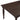 TOV Mila 74"-114" Dark Brown Extendable Rectangular Dining Table Brown