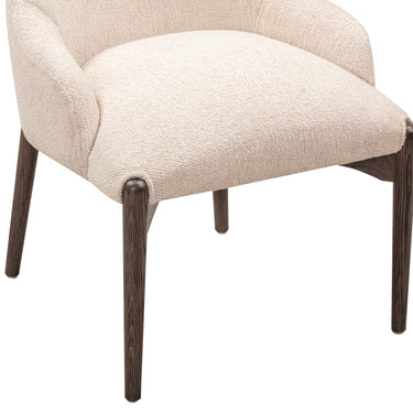 TOV Glendale Performance Chenille Dining Chair Beige