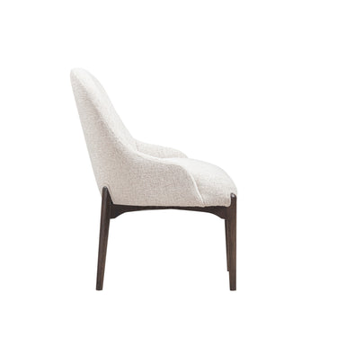 TOV Glendale Performance Chenille Dining Chair White