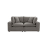 TOV Cali 80" Modular Loveseat, Slate option, image 1