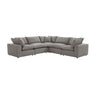 TOV Cali 5-Piece Performance Fabric Modular L-Sectional, Slate option, image 1