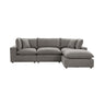TOV Cali 4-Piece Performance Fabric Modular Sectional, Slate option, image 1
